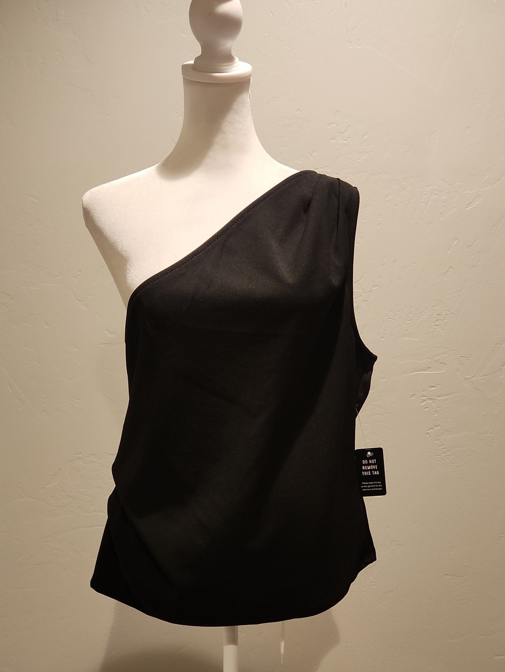 NWT- Express One-Shoulder Black Women's Top- Size M